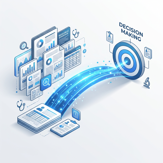 Bridging the gap between evidence and decisions